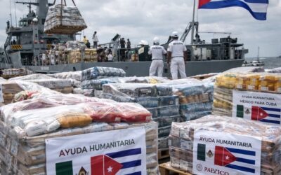 México envía ayuda humanitaria a Cuba: Víveres salen de Veracruz en plena tensión con EU
