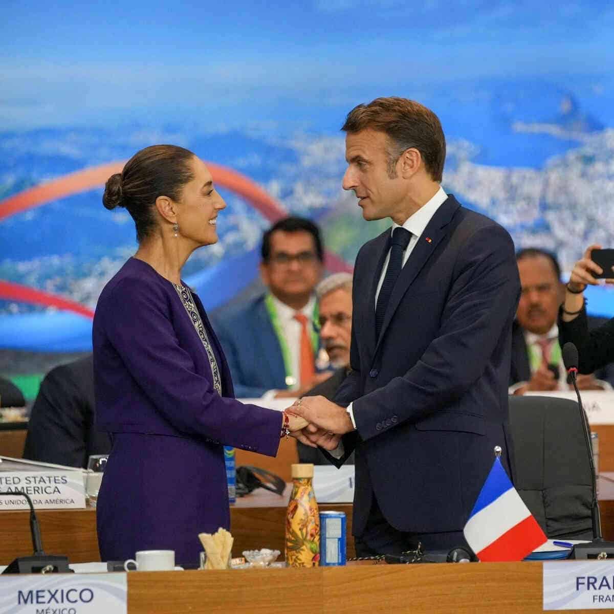 Macron aterriza en México por razones económicas y diplomáticas