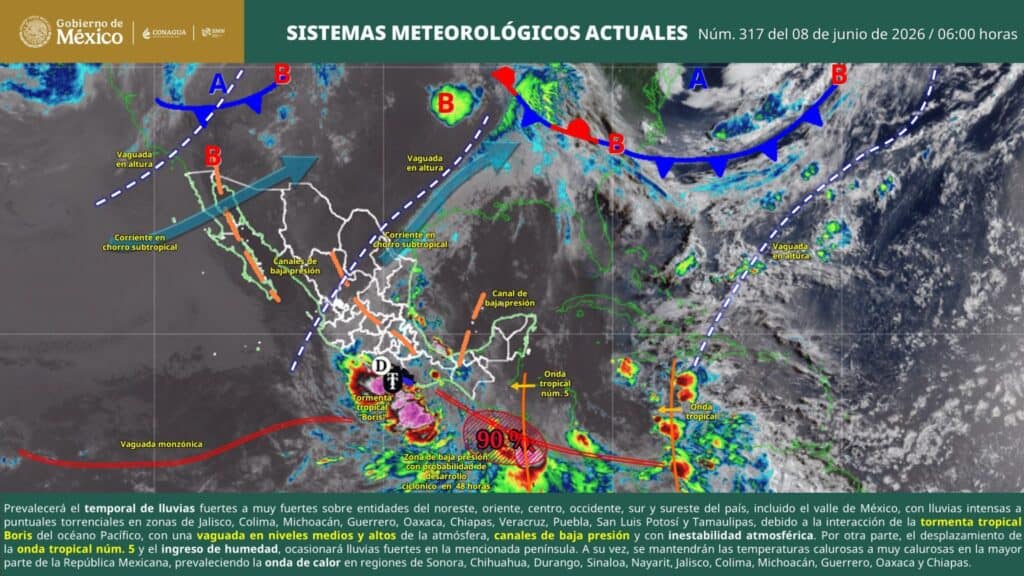 Imagen del Servicio Meteorológico Nacional