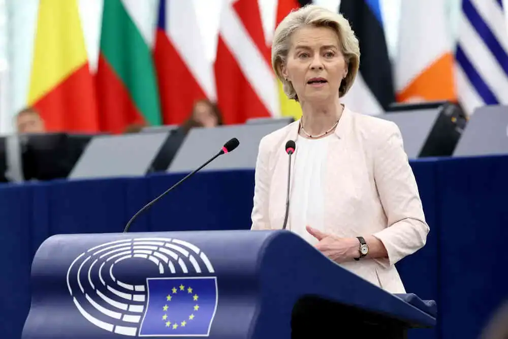 Presidenta de la Comisión Europea, Ursula von der Leyen