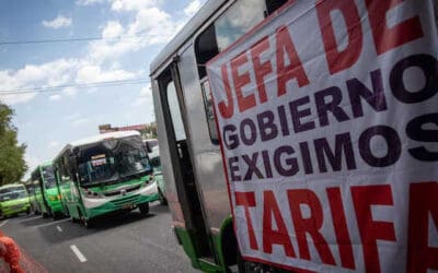Transportistas cancelan bloqueos del 29 de octubre en CDMX para negociar