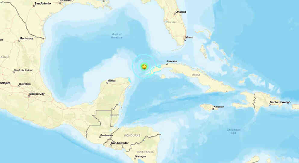 Un terremoto de magnitud 6,1 sacudió el oeste de Cuba