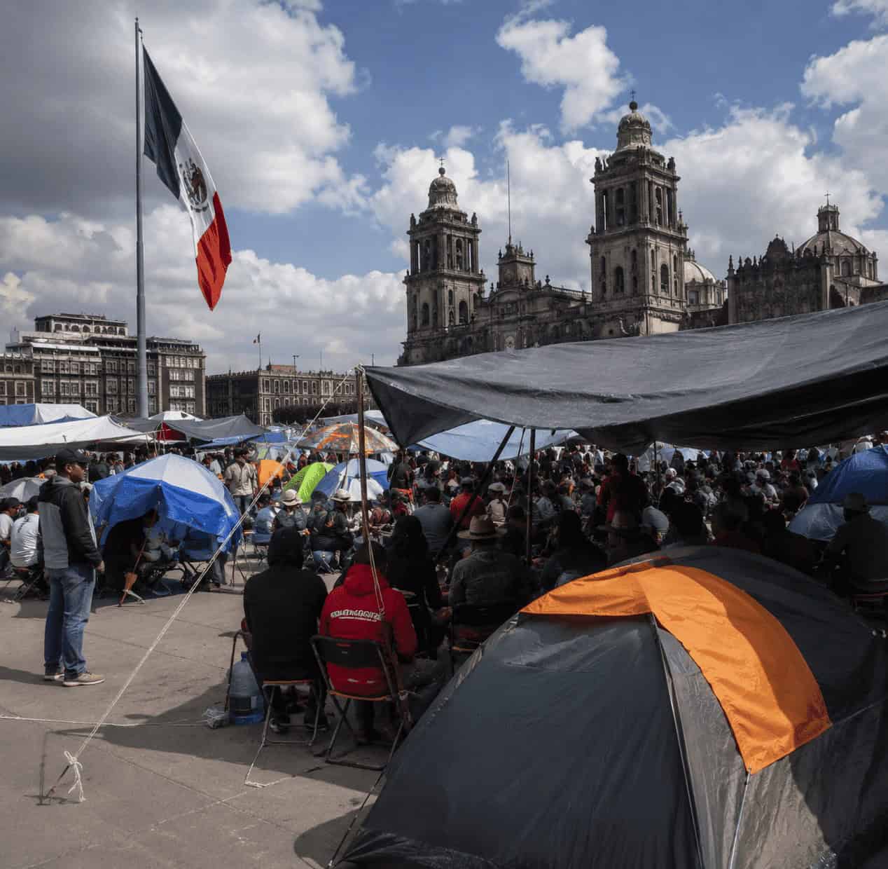 ¡CNTE desafía a Sheinbaum! Rechaza propuesta, refuerza plantón y advierte más movilizaciones en CDMX