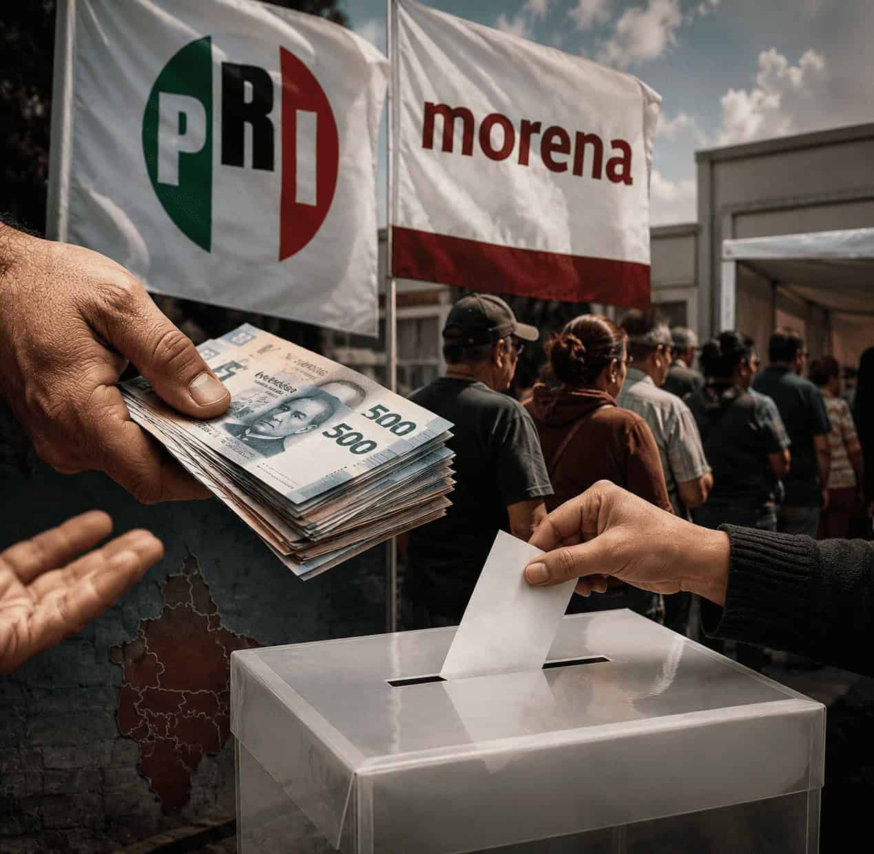 ¡Morena explota tras derrota! Acusa al PRI de comprar votos por hasta 500 pesos en Coahuila